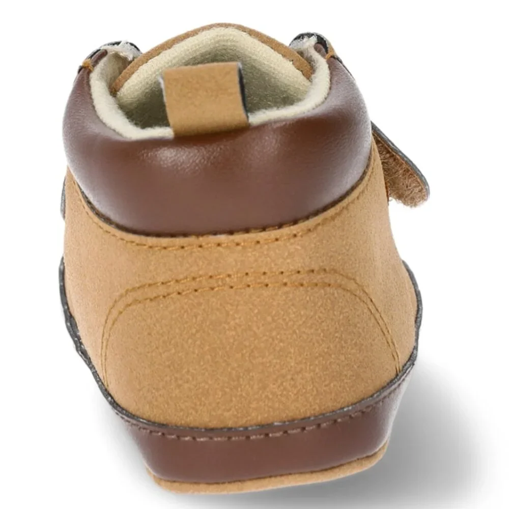 Carter's Child Of Mine BABY BOY Brown Worker Boots SIZE 0-3 MONTHS NEW